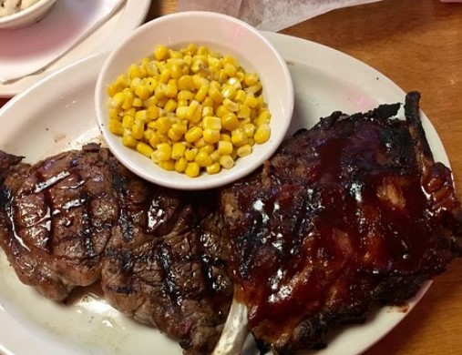 Texas Roadhouse Filet and Ribs