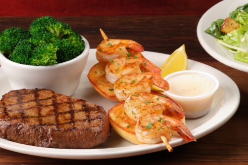 Texas Roadhouse Sirloin and Grilled Shrimp